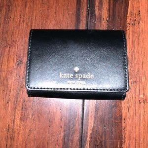 Black Kate spade mini wallet